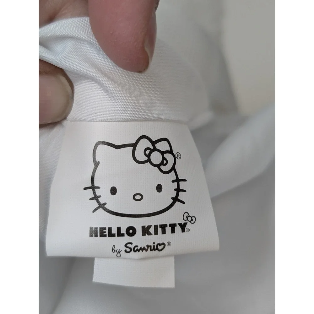Hello Kitty Plush Pastel‎ Backpack Sanrio Blue Bow Large Bag NWOT